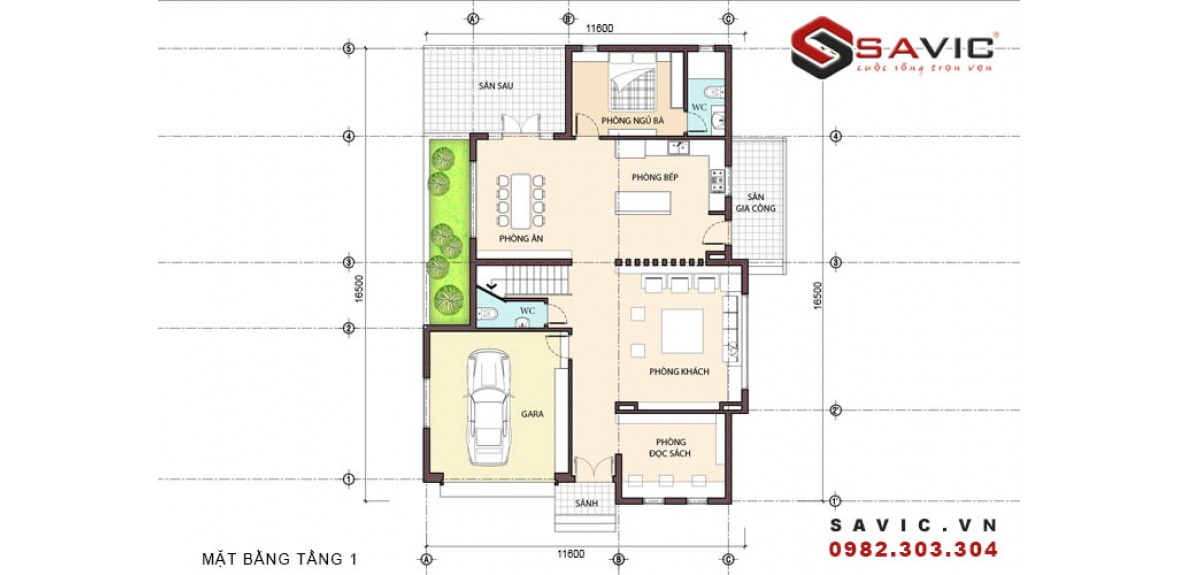 Mẫu biệt thự 6 phòng ngủ 3 tầng mái thái đơn giản ở quê 2022