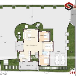 Thiết kế nhà đẹp 2 tầng hiện đại đơn giản diện tích 12 x 13,5m BT1603