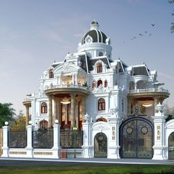 Thiết kế lâu đài cổ điển bề thế ở Phú Thọ LD2101